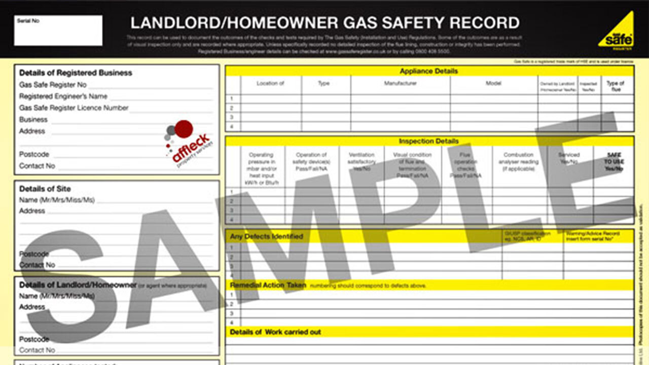 Gas-Safety-Certificates